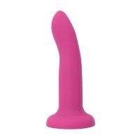 SinsFactory Stylish Compact Liquid Silicone Dildo, Pequeño, Fucsia, 13,5 cm, imagen 4