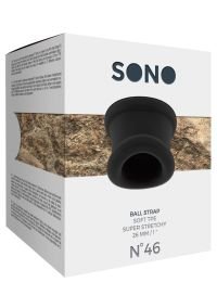Ball Strap negro Sono by Shots, soporte erección firme, imagen 2