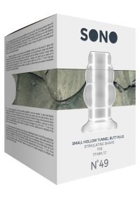 Sono No.49 Plug tunnel hueco de TPE claro pequeño, imagen 2