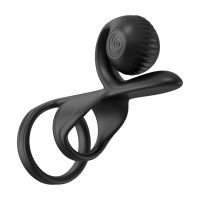 Snail Vibe JOVI Couples Ring Stimulator, Negro