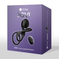 Snail Vibe JOVI Couples Ring Stimulator, Negro, imagen 2