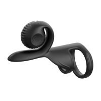 Snail Vibe JOVI Couples Ring Stimulator, Negro, imagen 6
