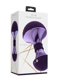 VIVE Enoki Masajeador Flexible Cabeza Suave Morado, imagen 2