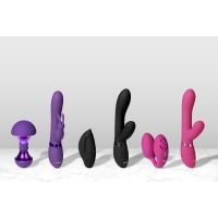 VIVE Enoki Masajeador Flexible Cabeza Suave Morado, imagen 6