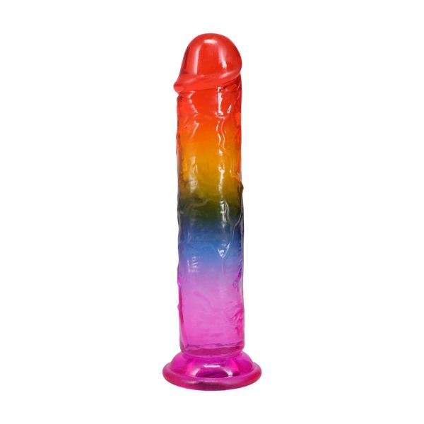 Dildo clásico arcoíris 20cm Doc Johnson