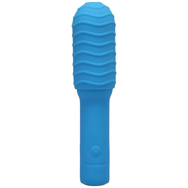 Mini vibrador Doc Johnson Pocket Rocket Elite azul cielo