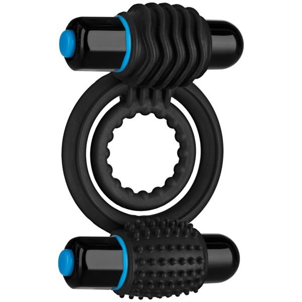 Doc Johnson Textured Vibrating Double Cock Ring