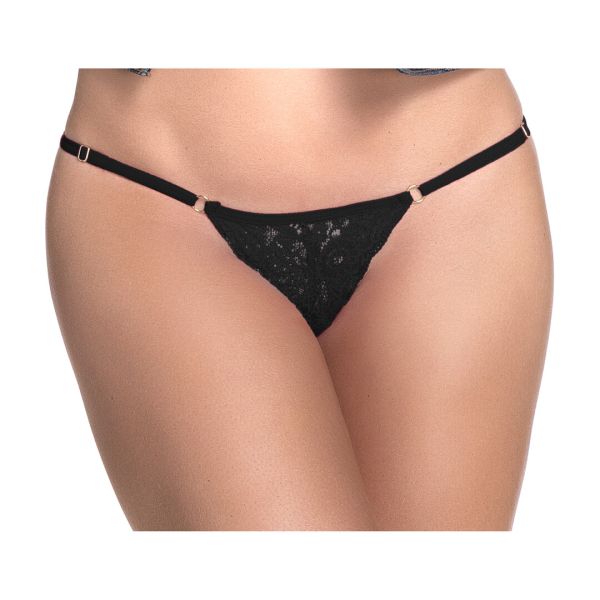 Tanga Mapalé Encaje Agujero de Cerradura Ajustable