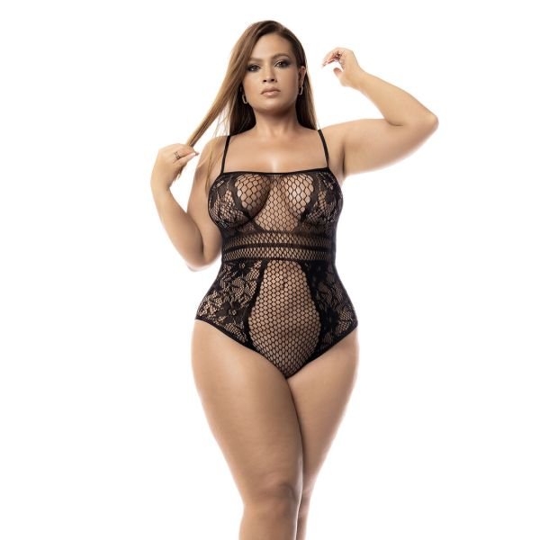 Mapalé Body Malla con Detalles Floral