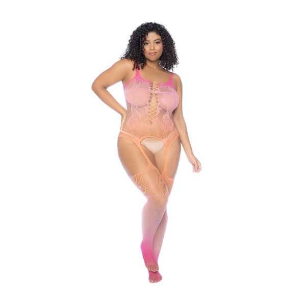 Body de malla ombre floral Mapalé