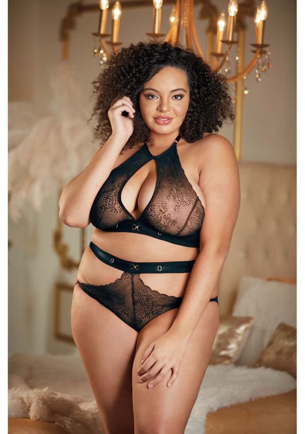 Babydoll Keyhole Halter Allure Espalda Abierta