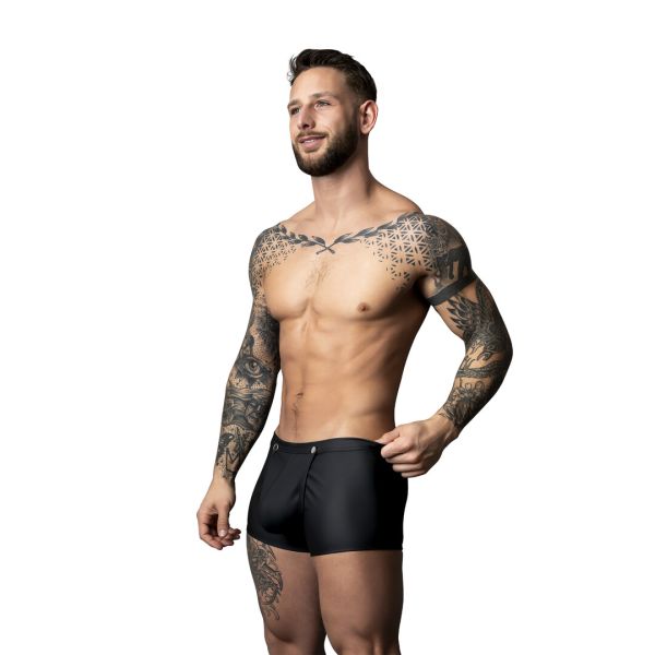 Male Power Short de Goma Snap-Off Negro