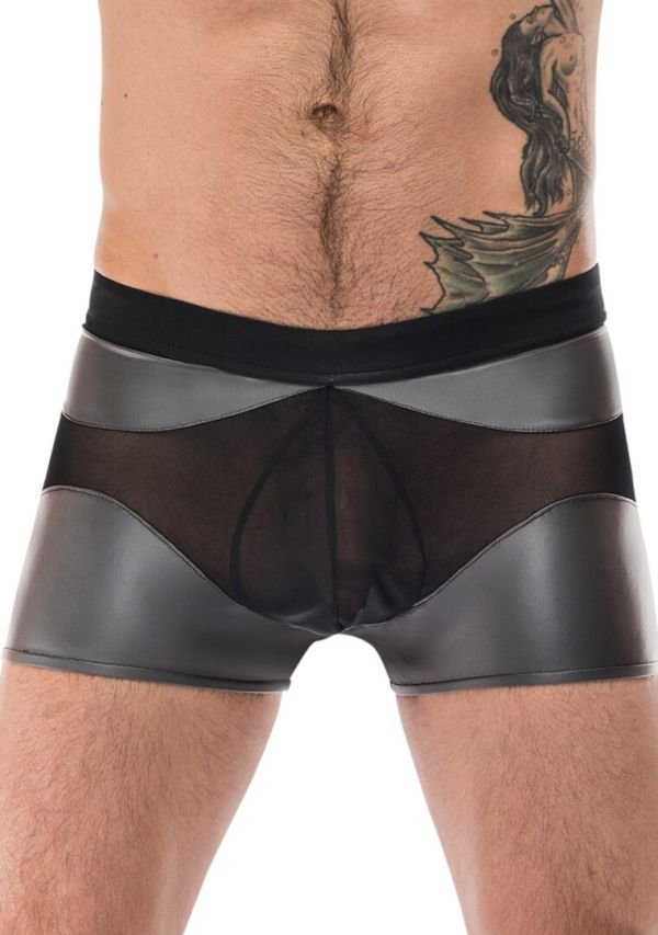 Male Power Iron Clad Shorts de Malla Gris