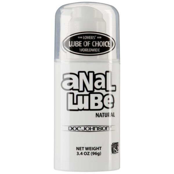 Doc Johnson Mega Pump Lubricante anal 3.4 oz con bomba sin aire