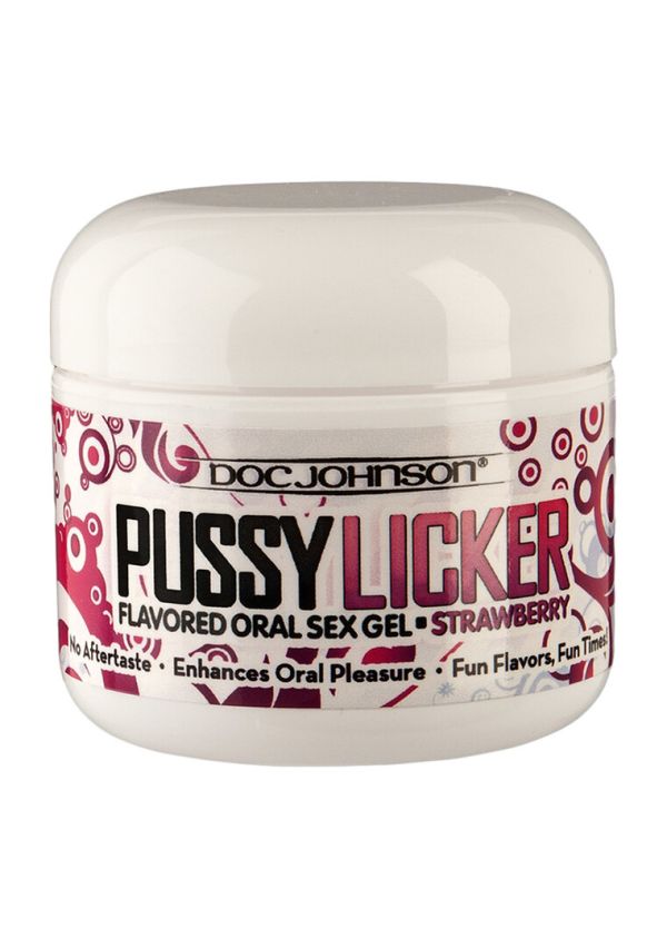 Doc Johnson Pussy Licker Gel sabor fresa 57 ml