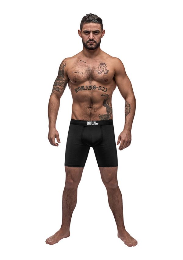 Short Largo Male Power Black Nite Compresión