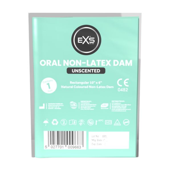 Barrera Oral Dam Sin Látex EXS