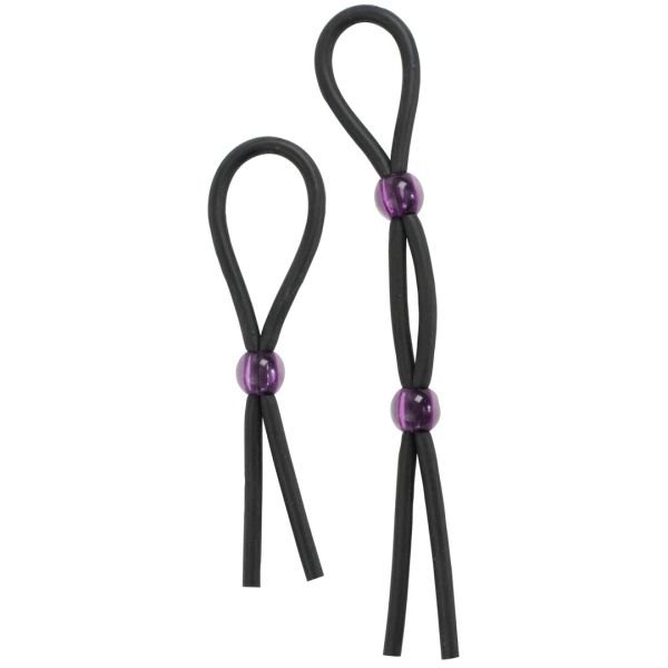 Doc Johnson Corbatas Silicona Pene Conjunto Anillo Dual
