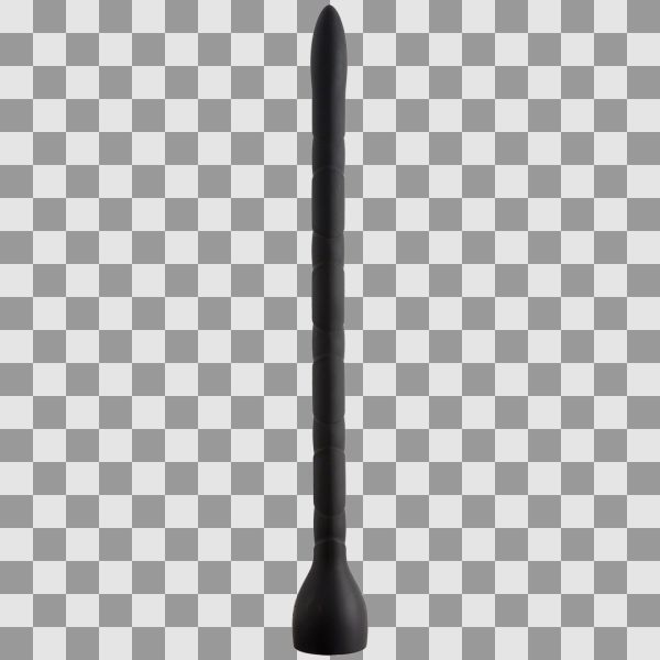 Serpiente anal flexible In Deep negra silicona Doc Johnson