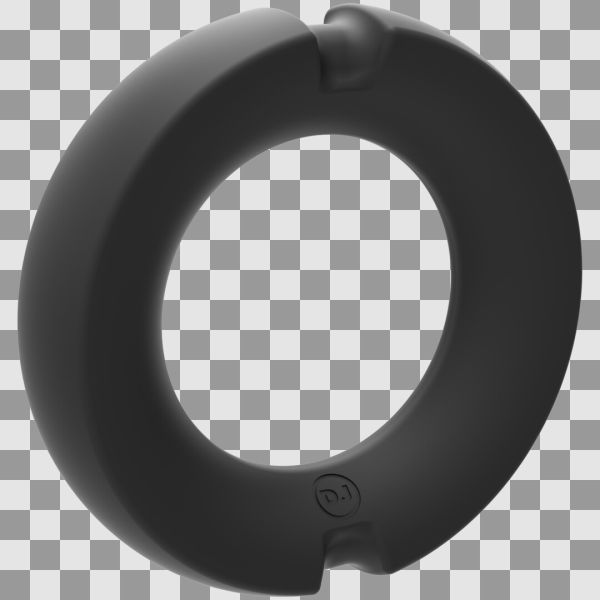 Doc Johnson The Paradox 50mm Metal Silicone Hybrid Ring