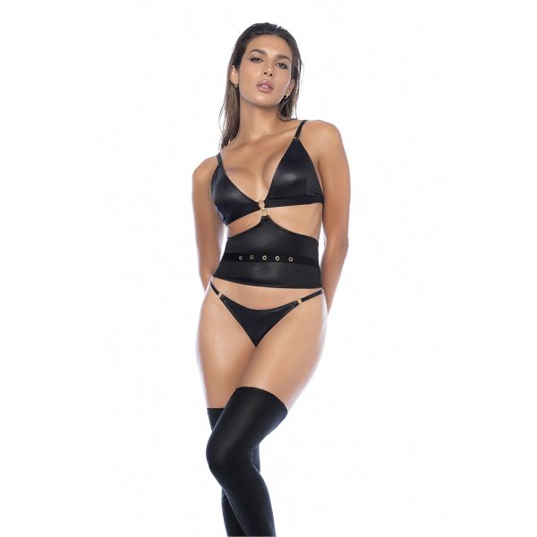 Set Mapalé Bold Harness lencería con detalles manillas