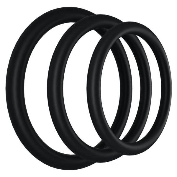 Doc Johnson Anillo Gasket Tres Pack TPE
