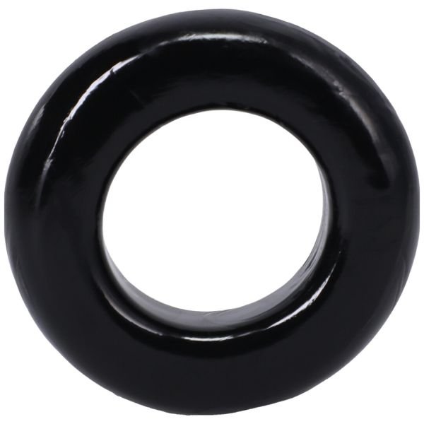 Doc Johnson Donut 4X Anillo de pene TPE negro grande
