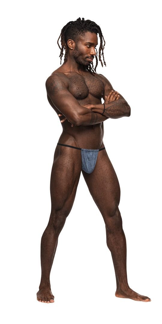Male Power Correa de Postura Azul Ajustable
