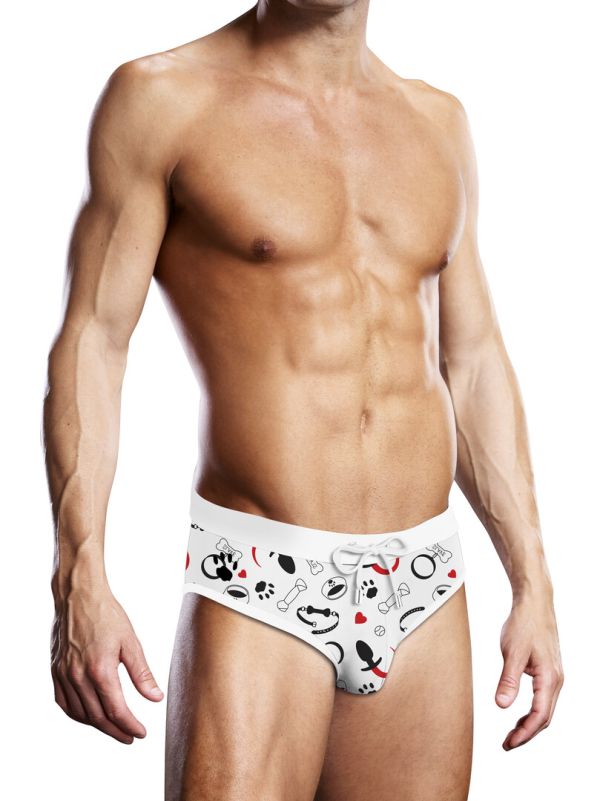 Bañador Prowler Estampado Perritos