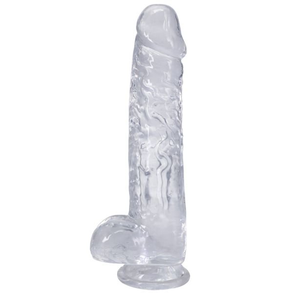 Dildo masivo Doc Johnson translúcido veined 25cm