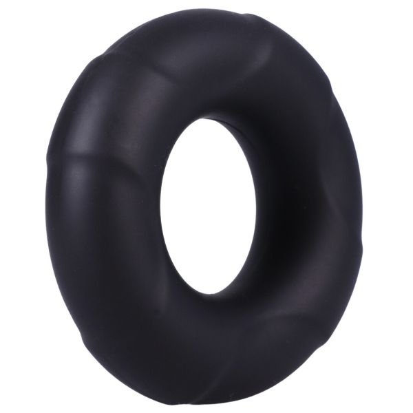 Doc Johnson C-Ring Anillo de pene silicona negra simple