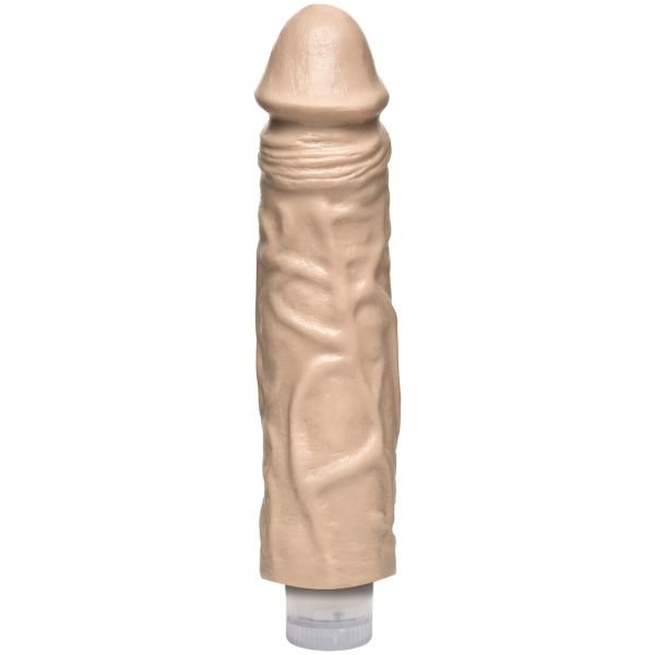 Dildo vibrador grueso con venas Doc Johnson, 20 cm