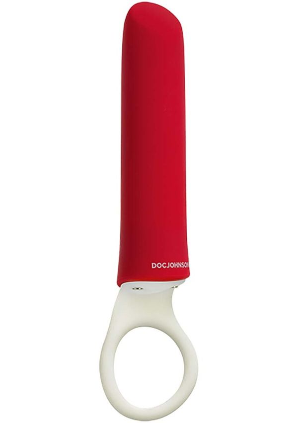 Minivibrador pintalabios Doc Johnson iPlease, rojo