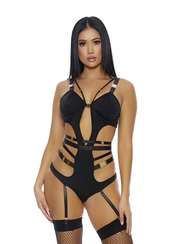 Teddy Forplay We Click Corset Oro