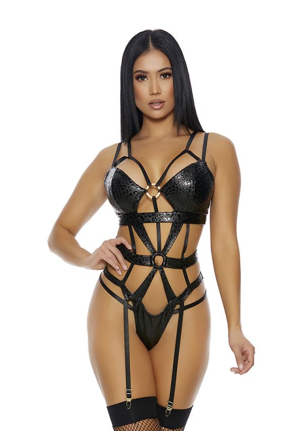 Teddy Forplay Animal Print Cuero Mate