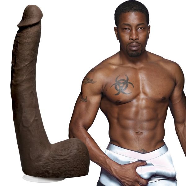 Doc Johnson Isiah Maxwell Dildo Curvado Realista, 25 cm