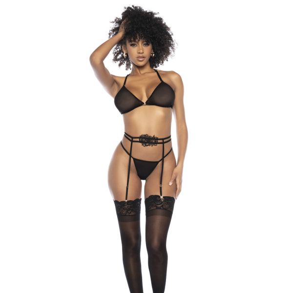 Set tres piezas Mapalé top triangular bordado