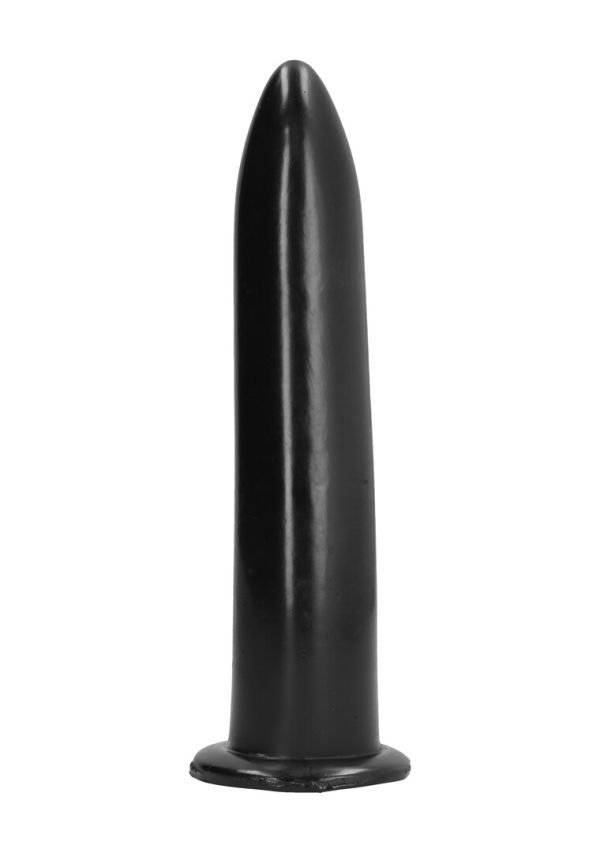 All Black Dildo Liso 20 cm