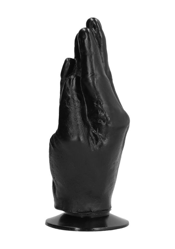 All Black Dildo Fisting 21 cm Abertura Grande PVC