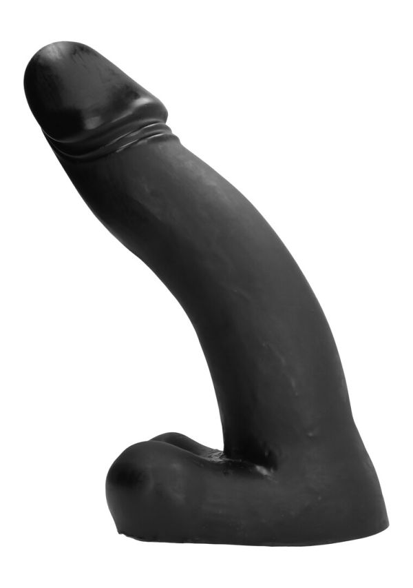 All Black Dildo Extra-Largo Acabado Suave 45cm