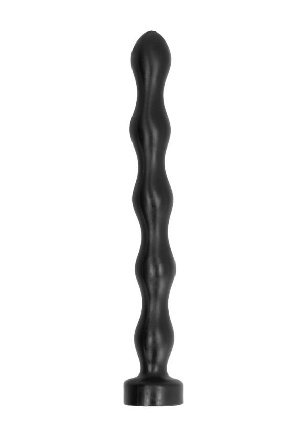 All Black Dildo Onda 41 cm Extendido