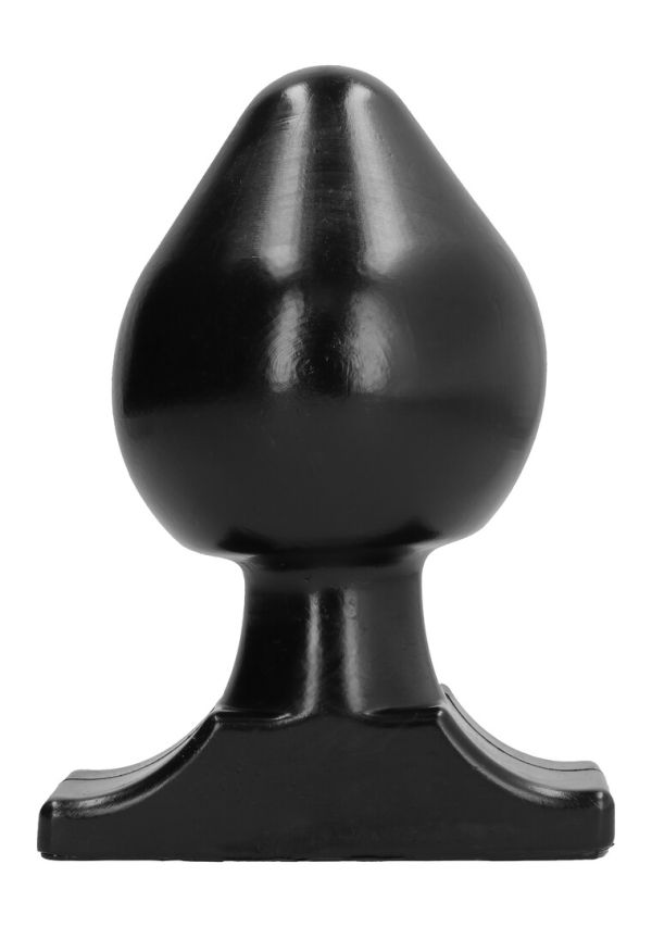 All Black Plug Anal Flexible 19cm PVC