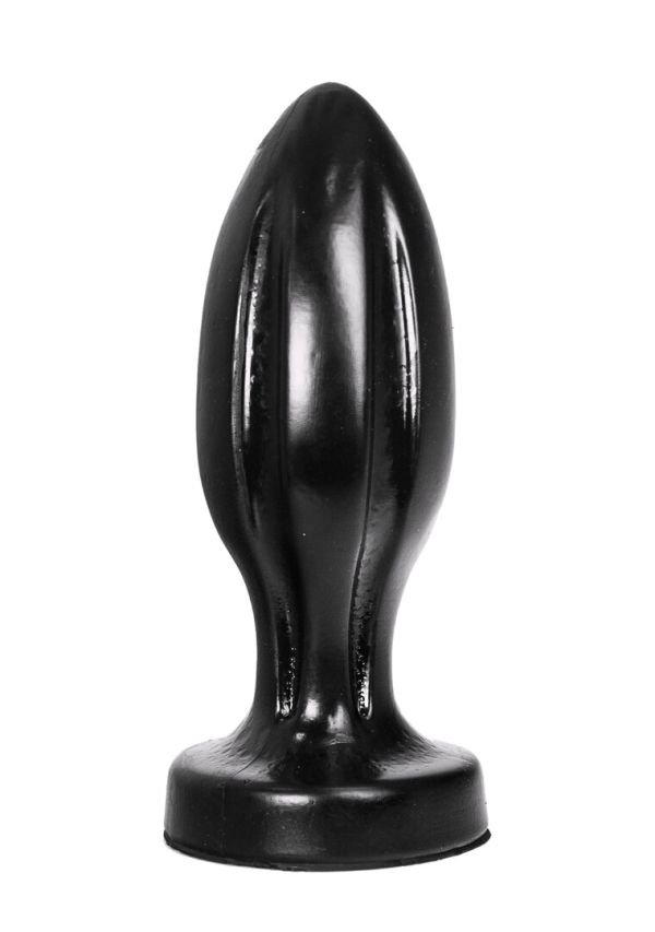 All Black Plug Anal Texturizado 21 cm