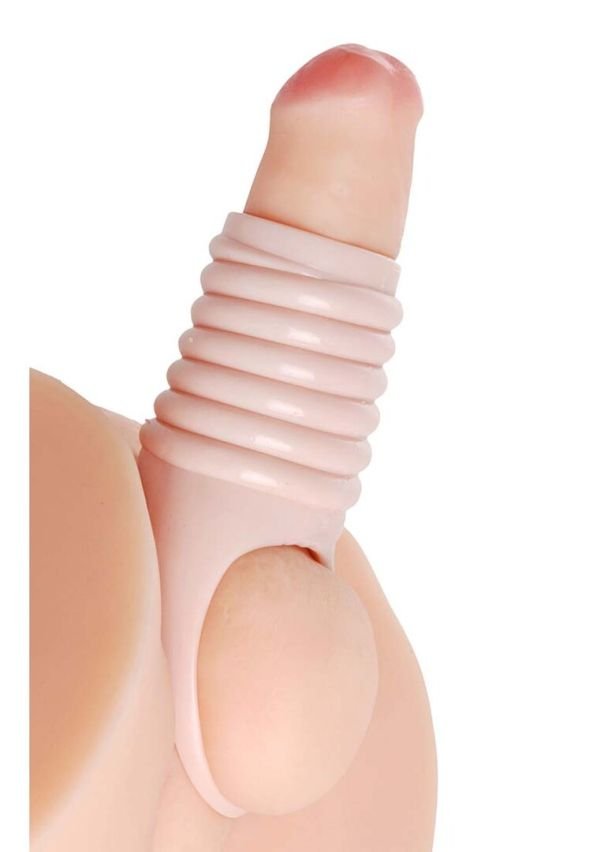 Funda de pene XR Brands Really Spacious acanalada gruesa