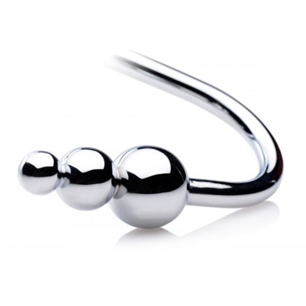 XR Brands Gancho anal con bolas cuerda anillo