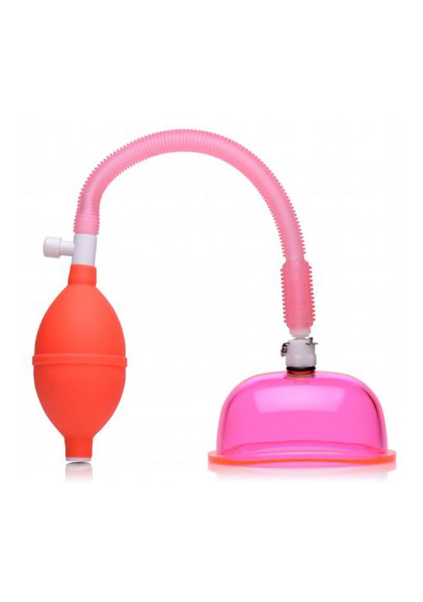 Bomba vaginal con bulbo manual y copa pequeña XR Brands