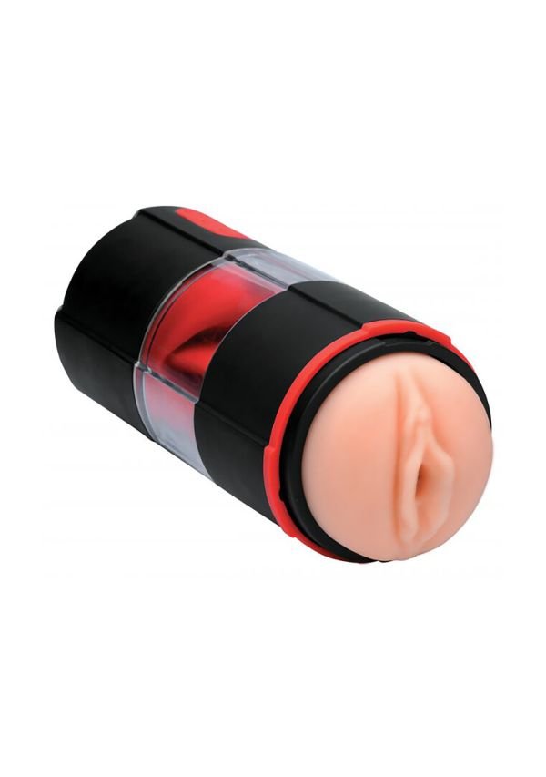 Masturbador vibrante XR Brands con lengua