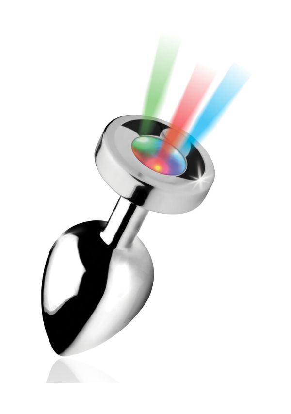 XR Brands Light Up Metal Plug Grande