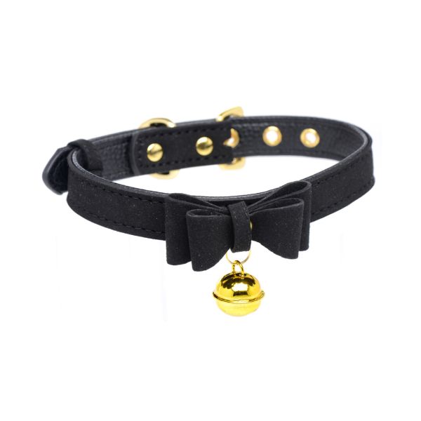 XR Brands Collar de Campana de Gatito Dorada Juego de Mascotas