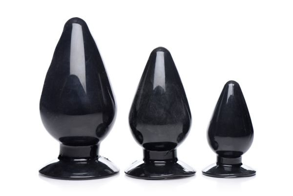 XR Brands Triple Cones Set de entrenador negro